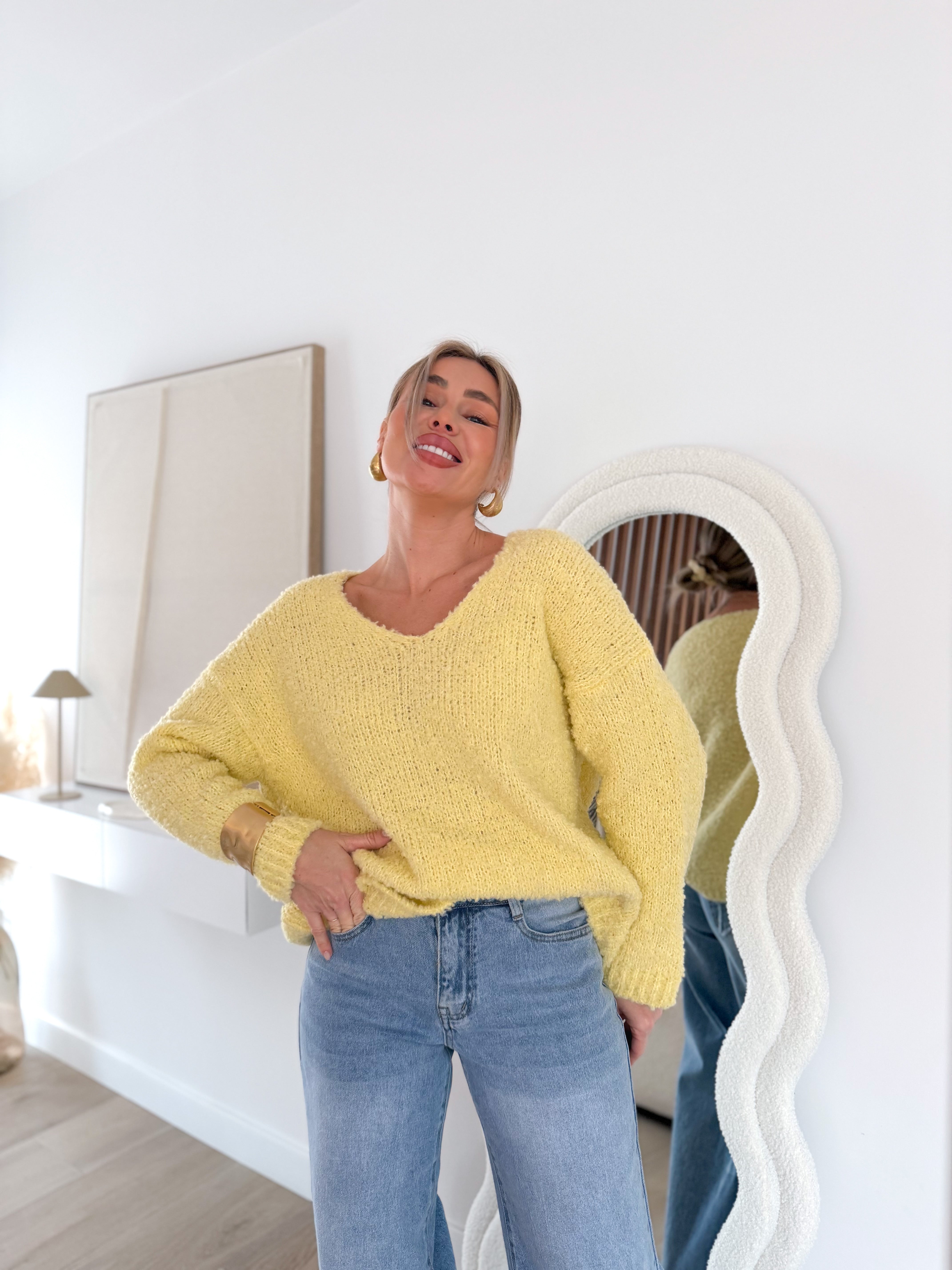 Jersey hilado amarillo