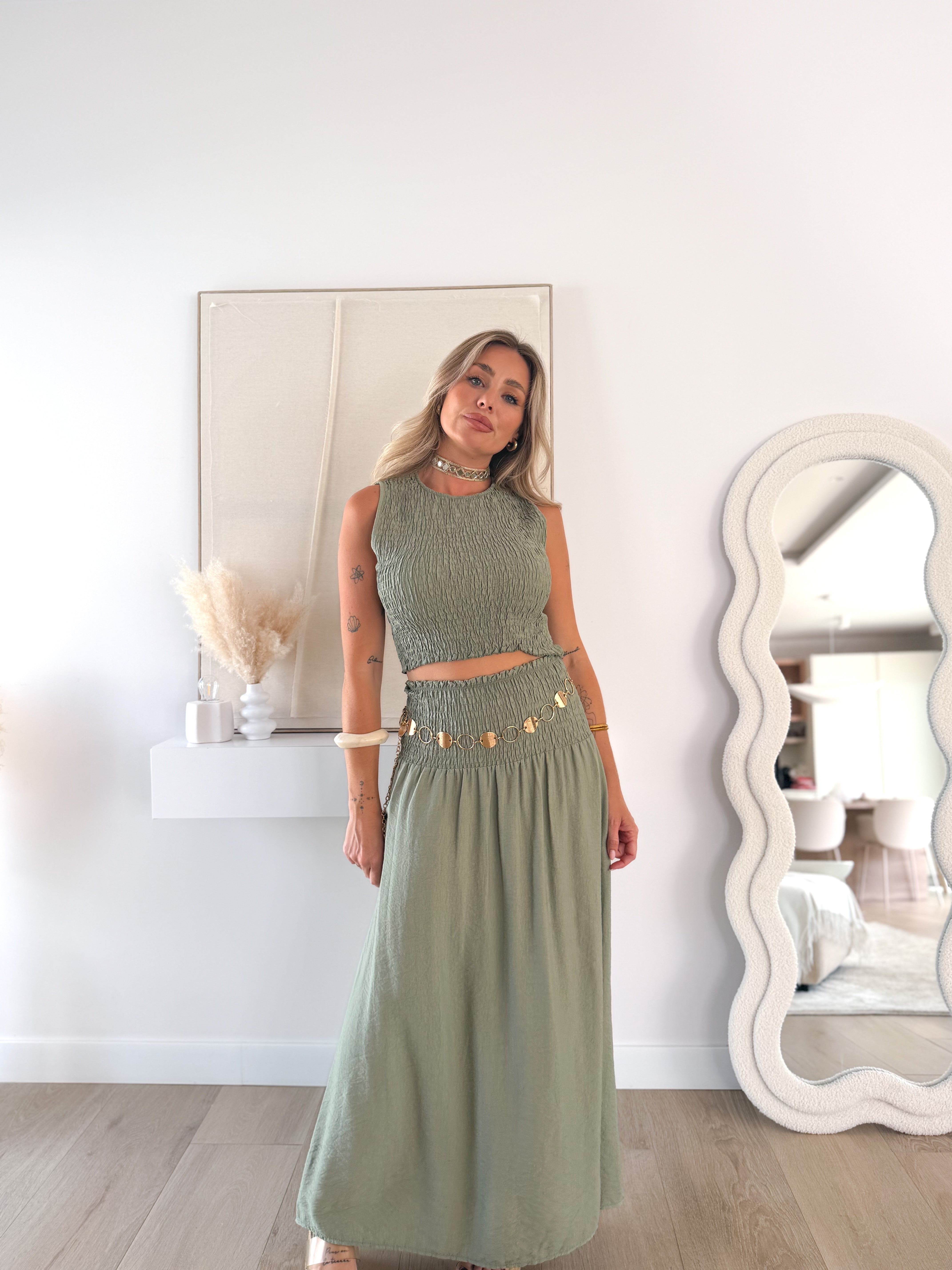 Conjunto Mayda verde