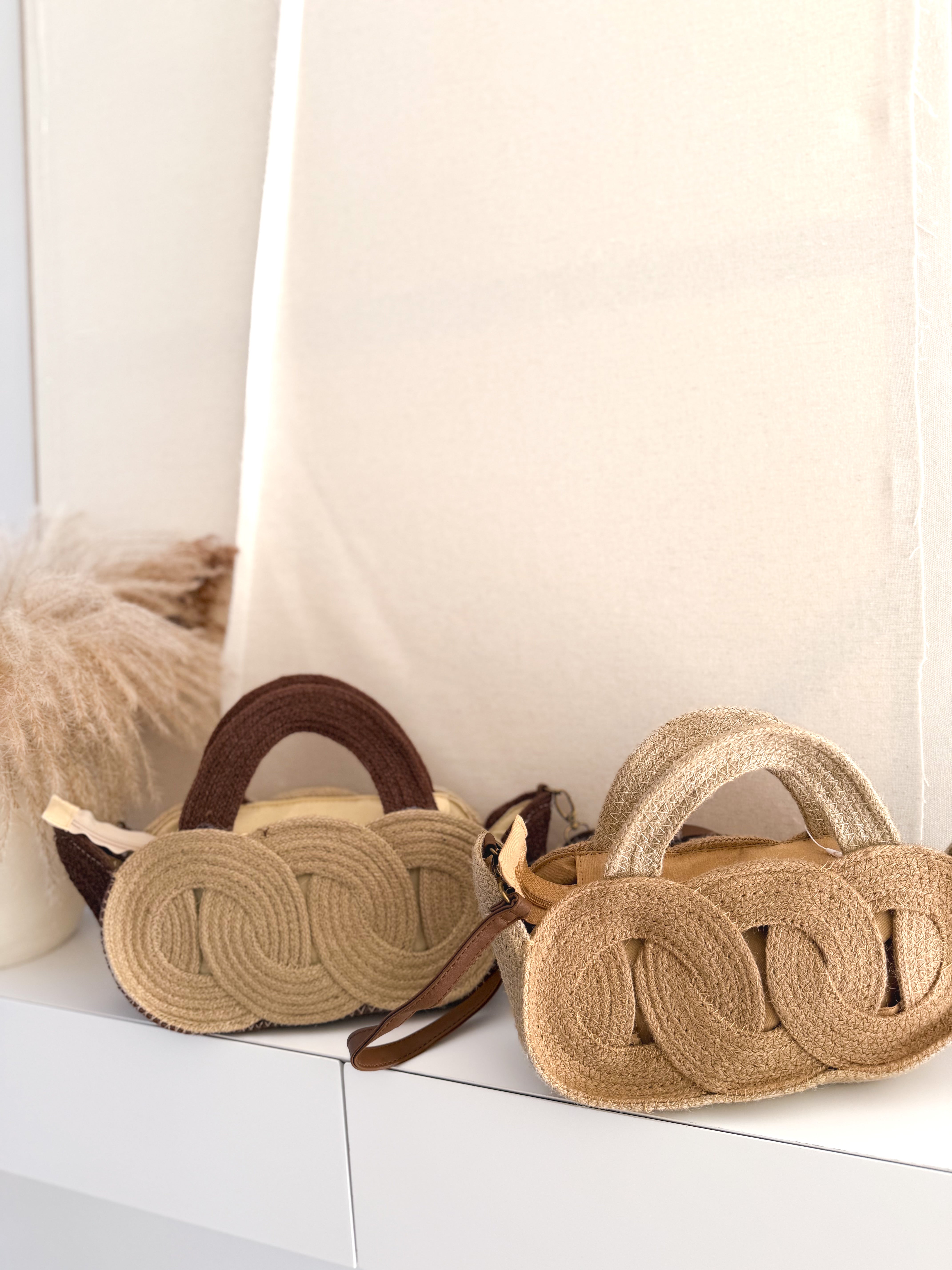 Bolso yute combinado