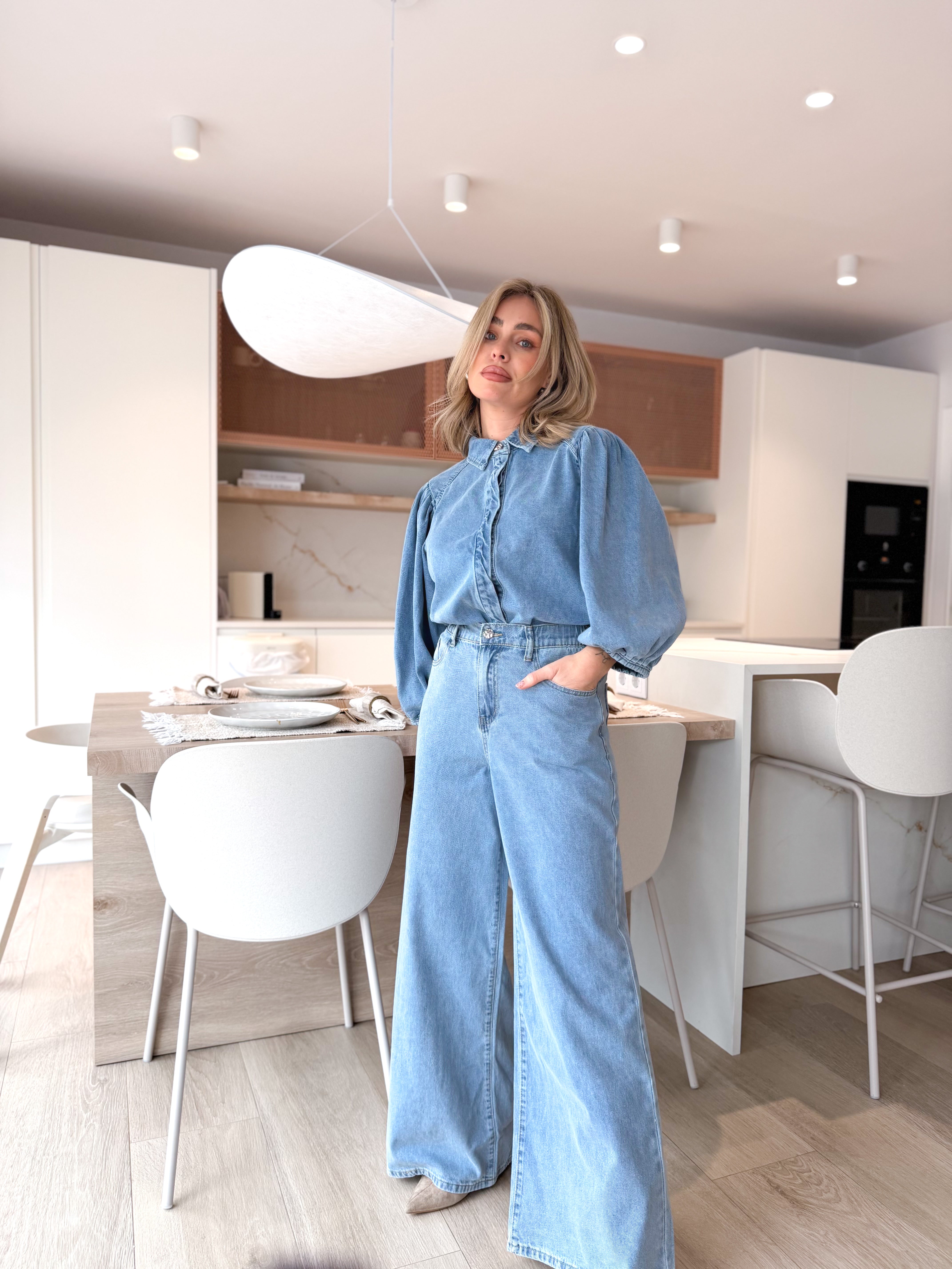 Pantalón denim Amelie
