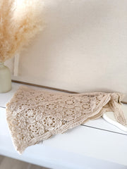 Piquillo crochet beige