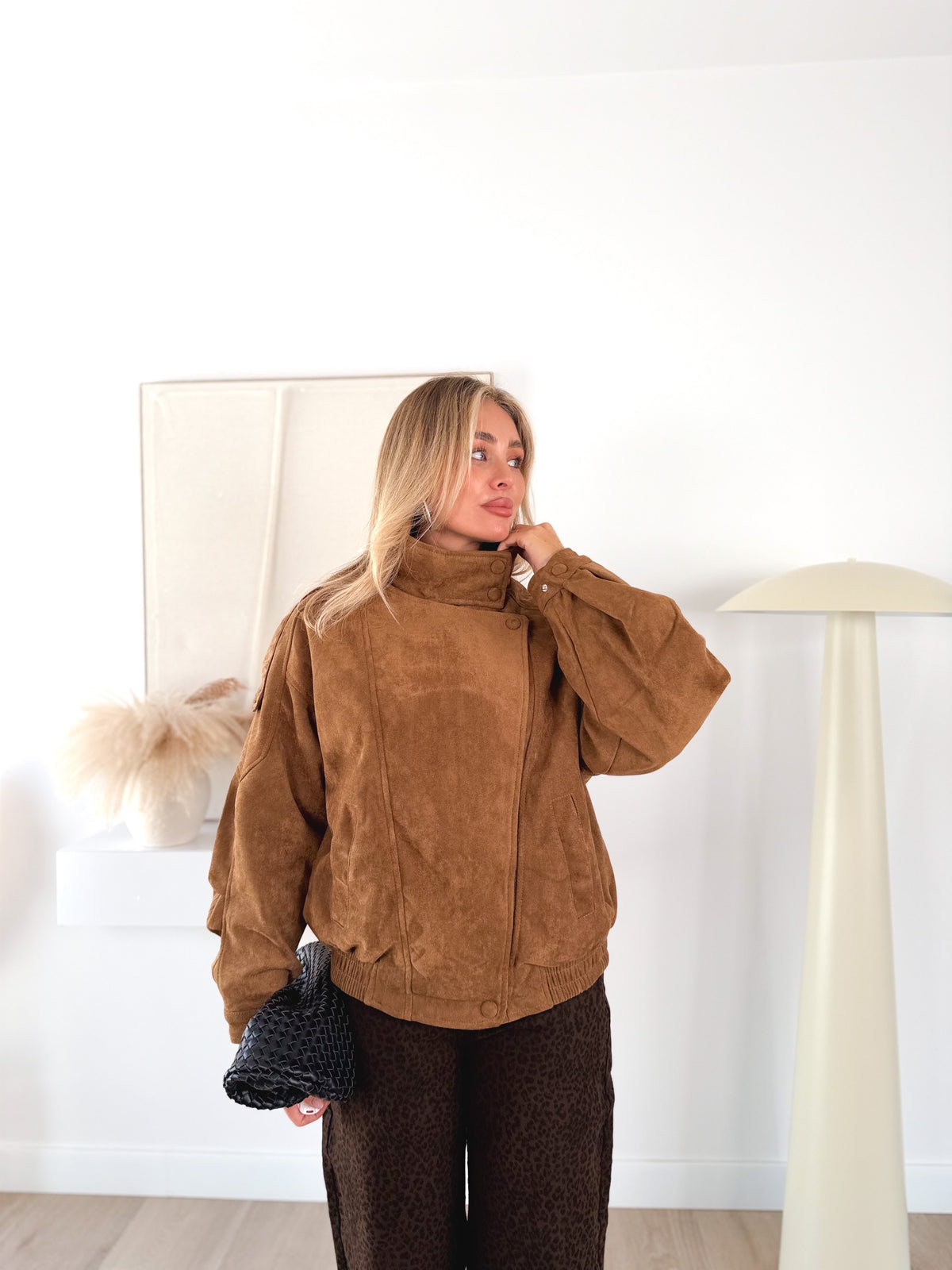 Cazadora Ante Camel