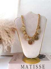 Collar monedas