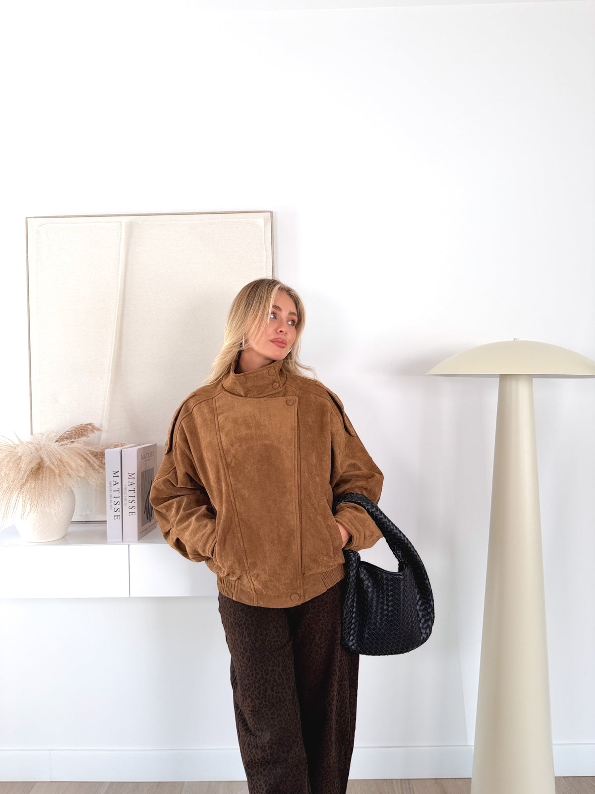 Cazadora Ante Camel