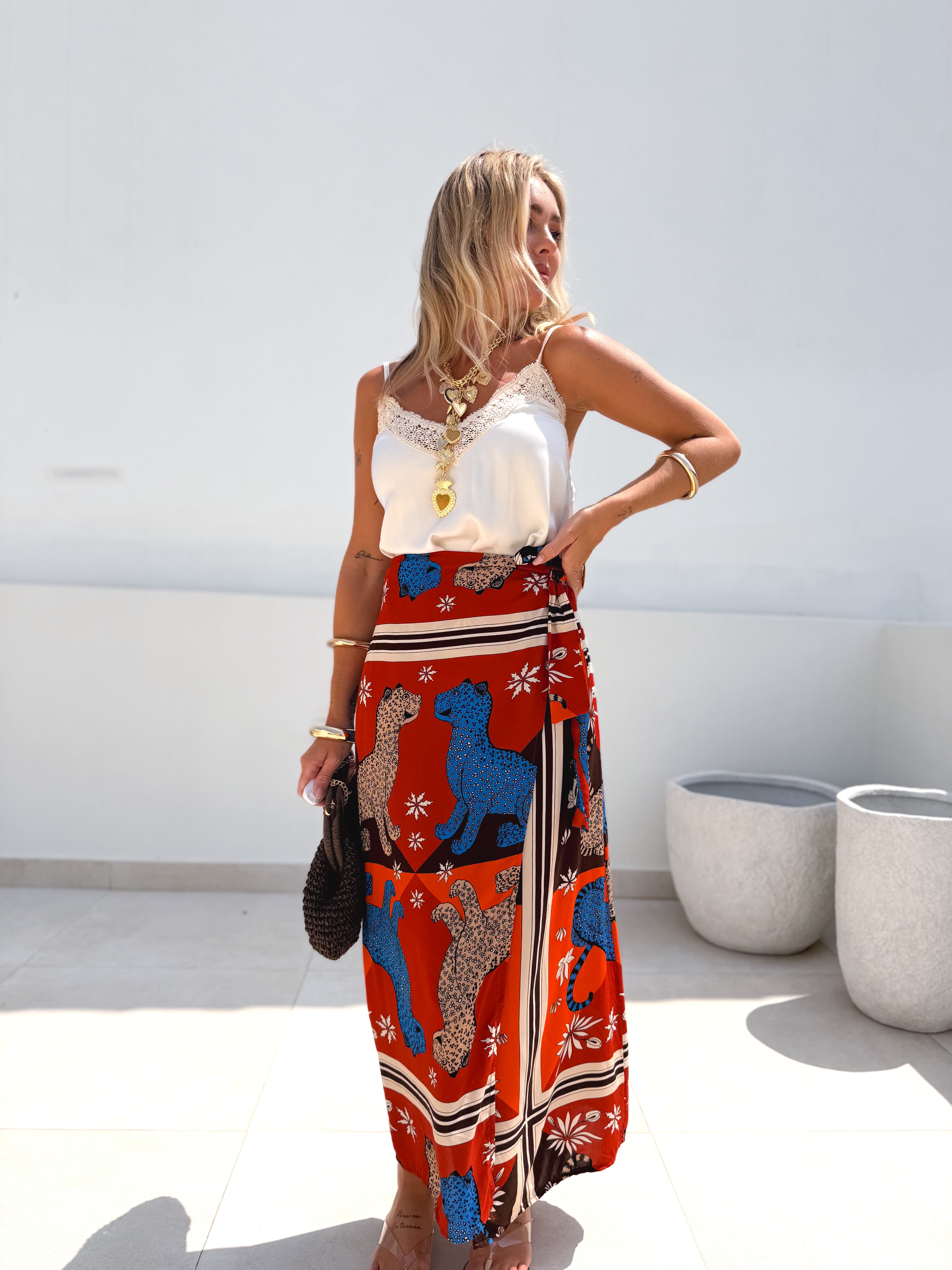 Falda pareo multi TIGER
