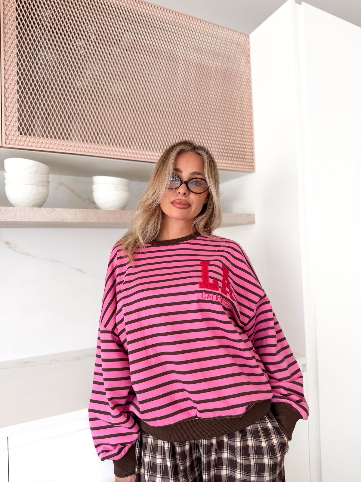 Sudadera CALIFORNIA rosa
