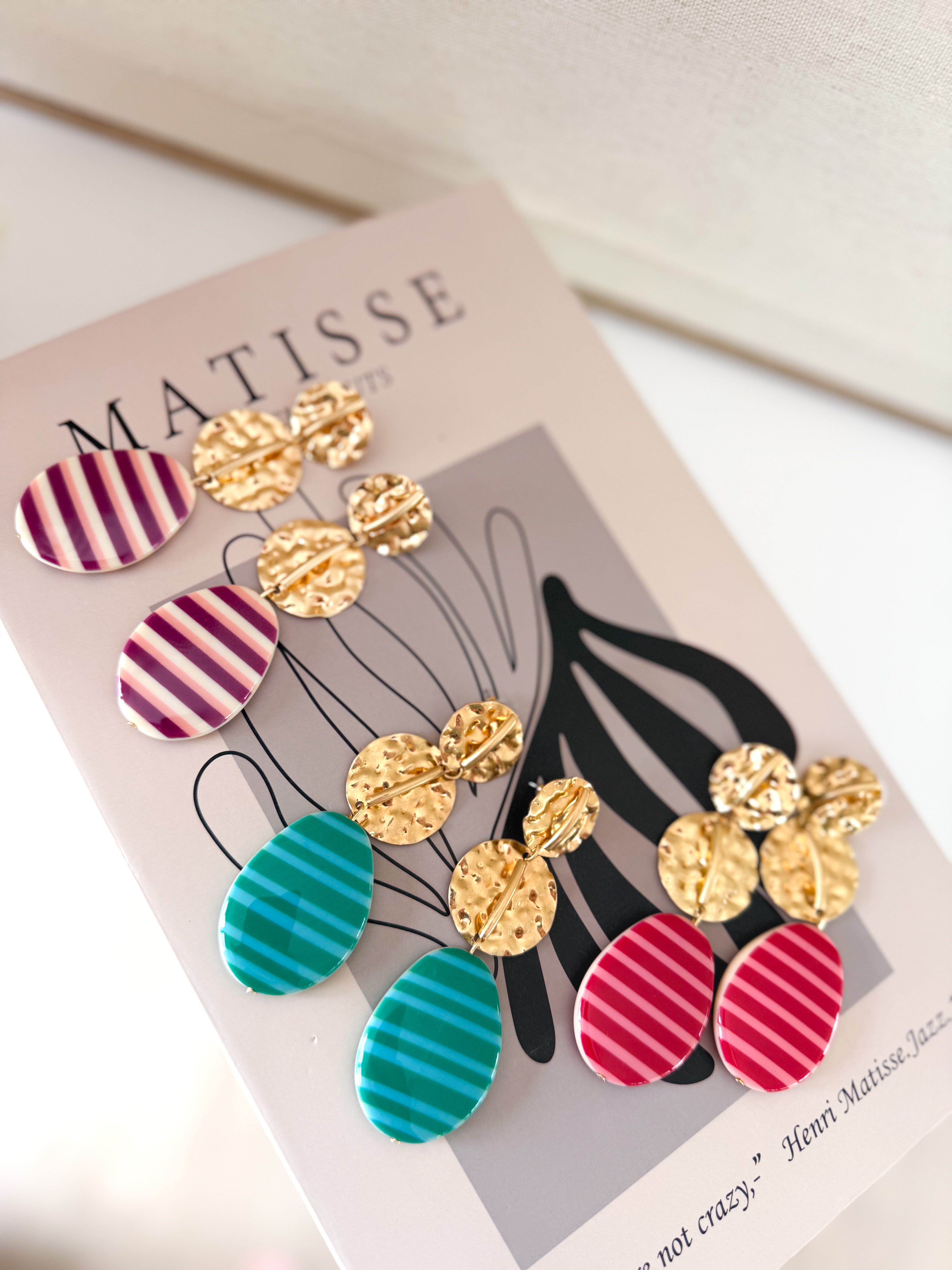 Pendientes multi nácar