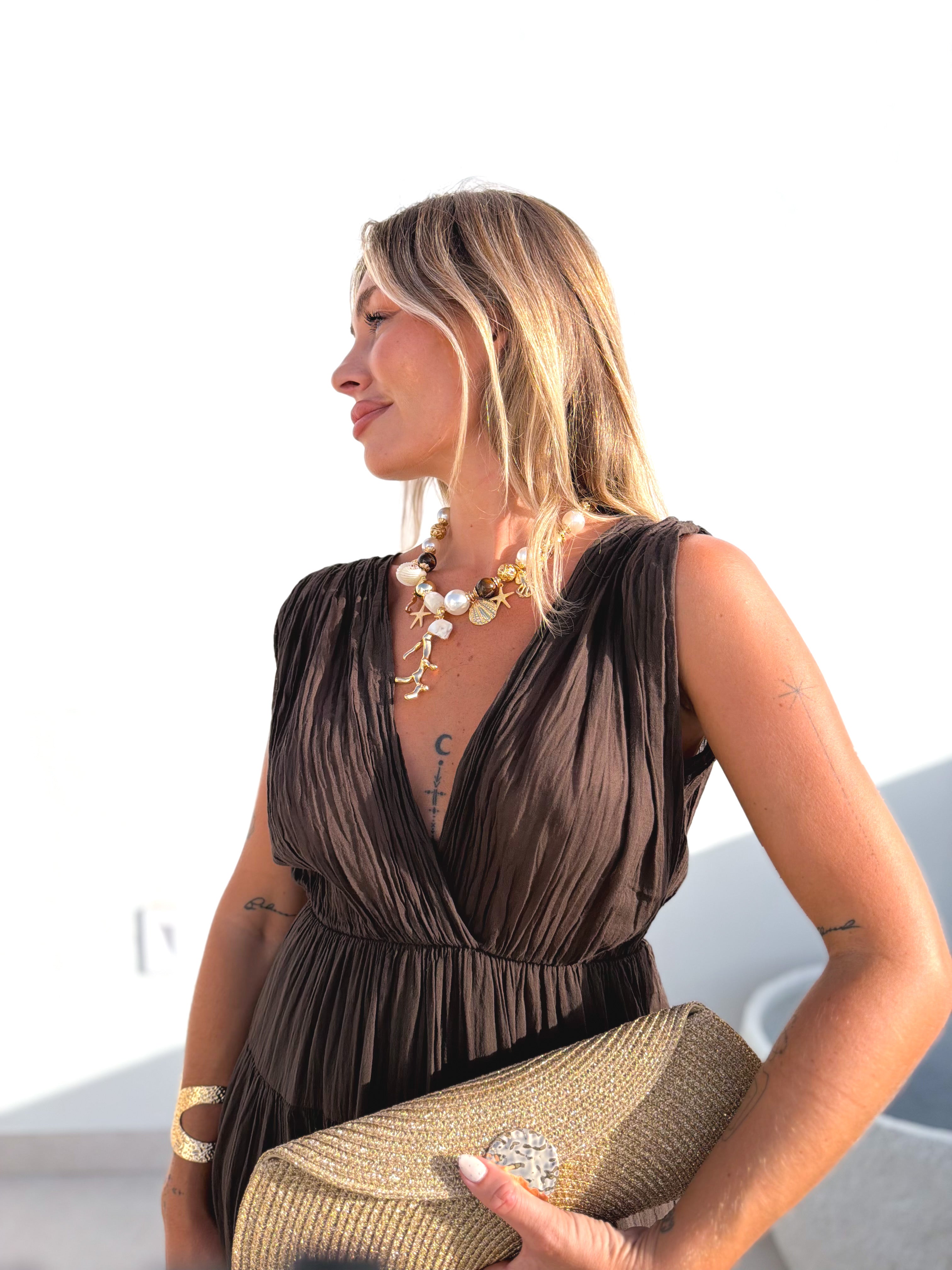 Vestido Martella choco