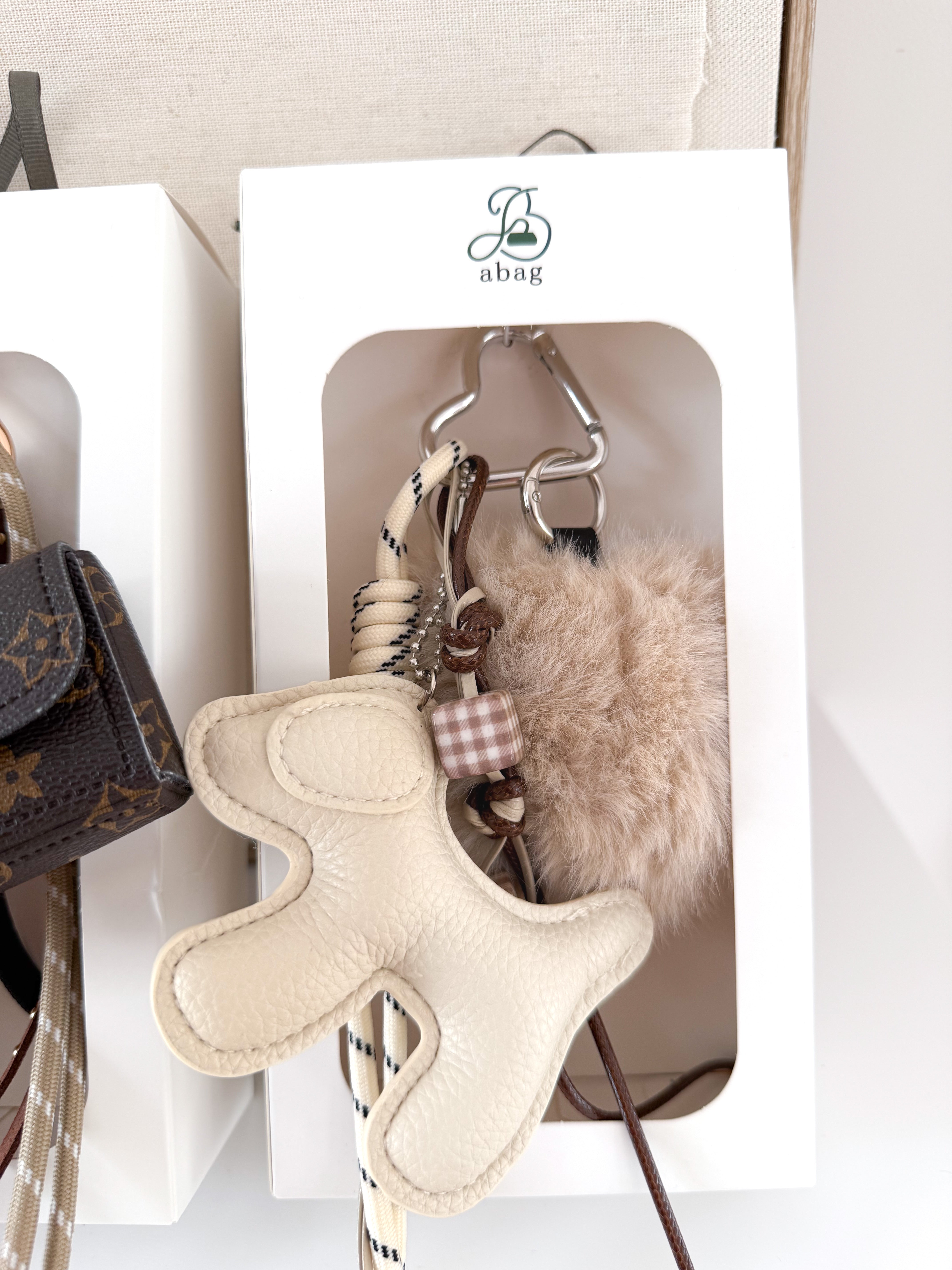 Accesorio bolso beige