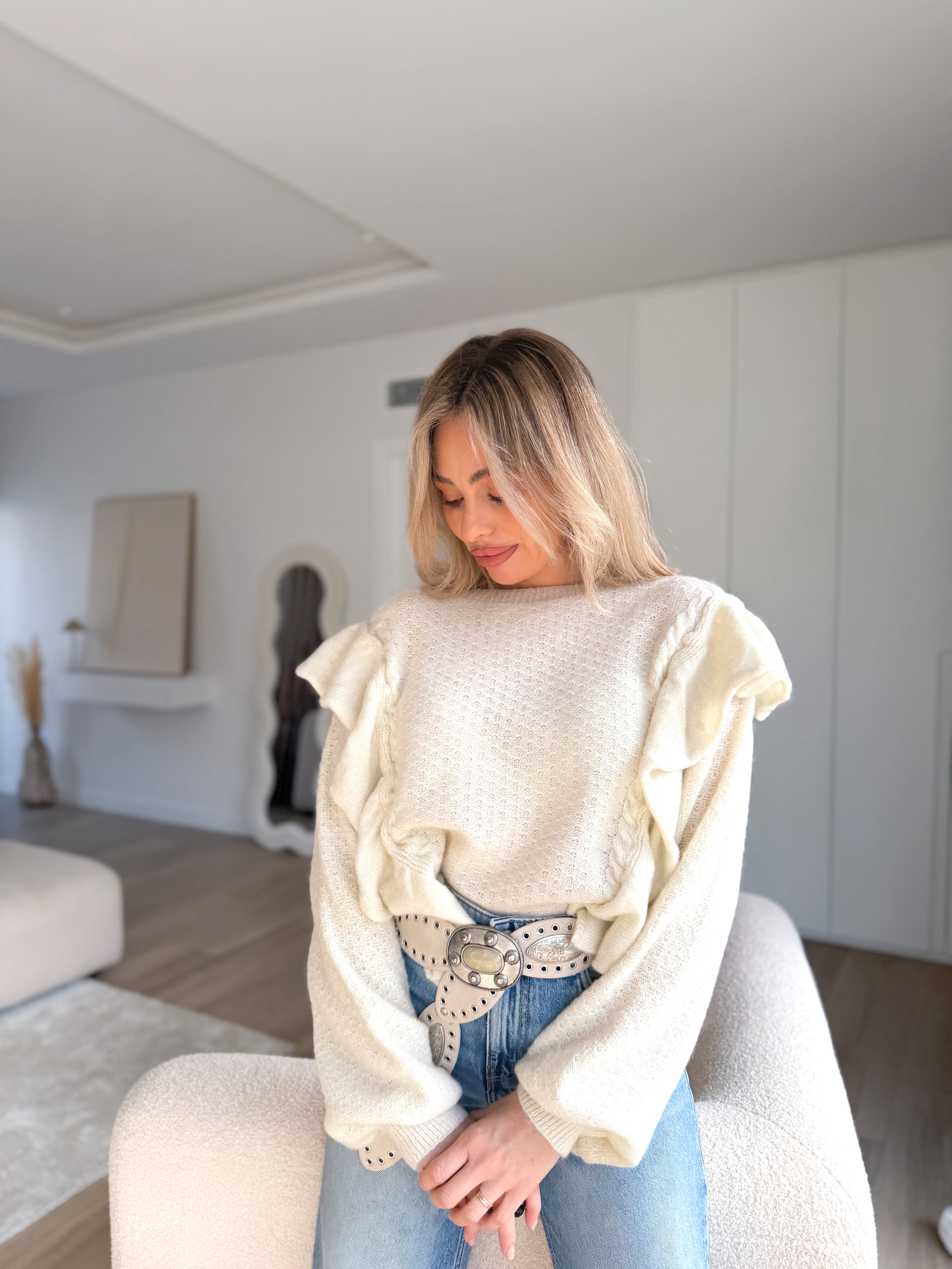 Jersey combinado crudo