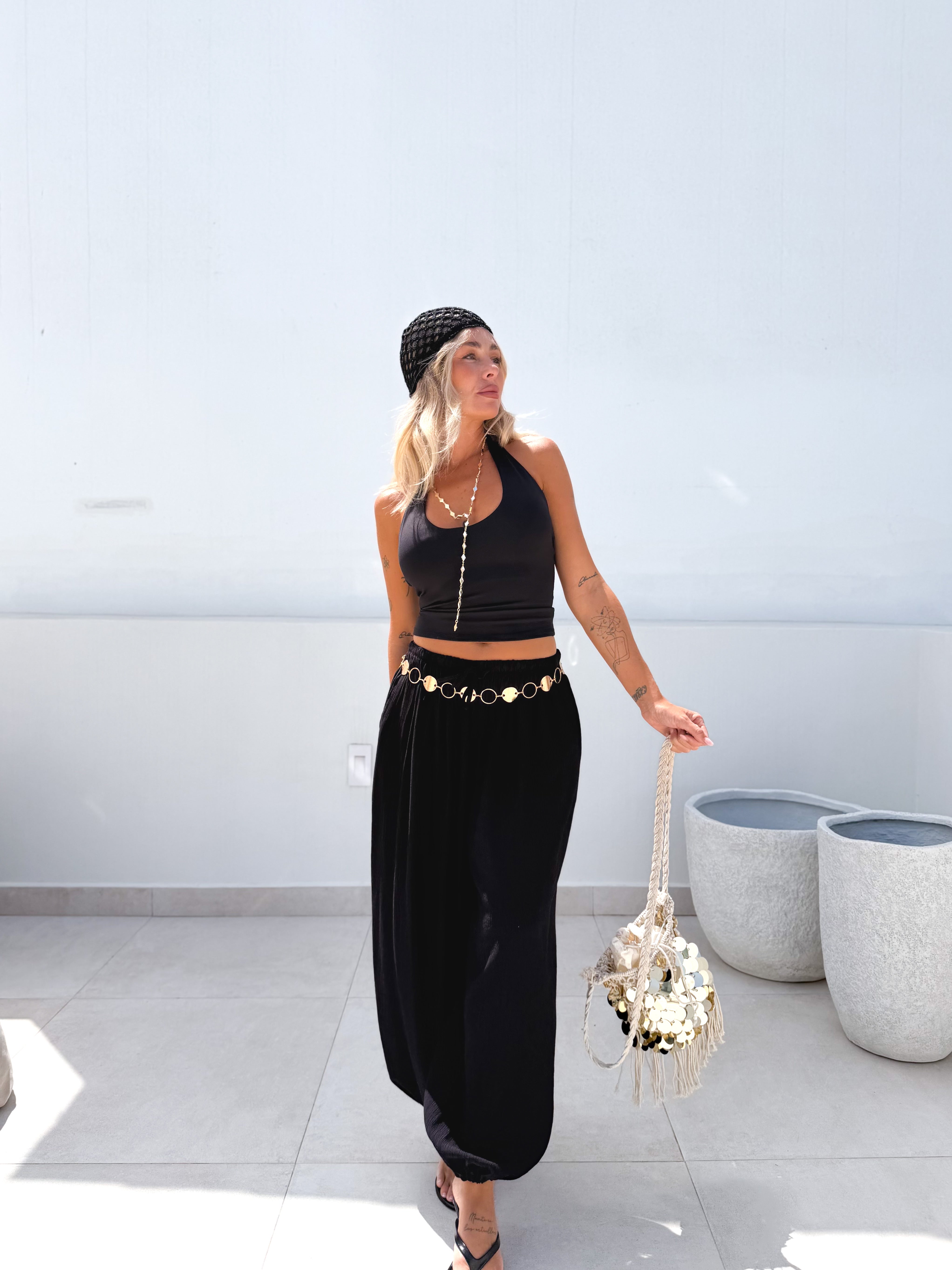Pantalón Bombacho negro